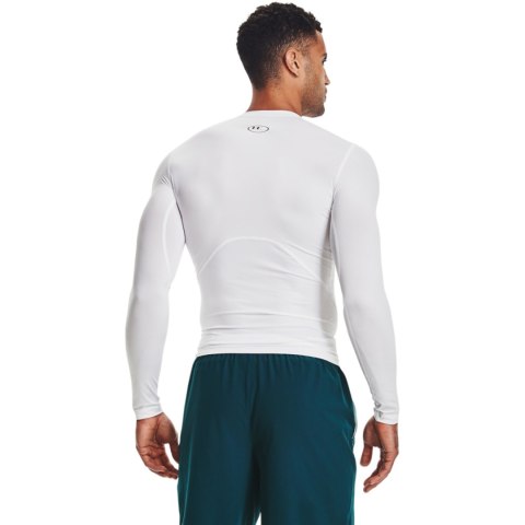 Koszulka męska Under Armour HG Armour Comp LS biała 1361524 100 Koszulka męska Under Armour HG Armour Comp LS biała 1361524 100