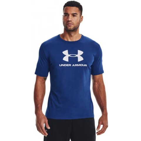 Koszulka męska Under Armour Sportstyle Logo SS niebieska 1329590 471 Koszulka męska Under Armour Sportstyle Logo SS niebieska 1329590 471