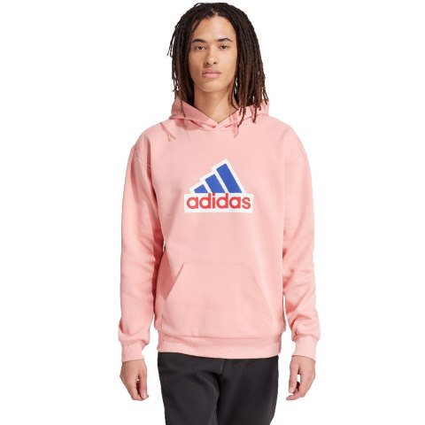 Bluza męska adidas FI BOS HD OLY różowa IS9597 Bluza męska adidas FI BOS HD OLY różowa IS9597