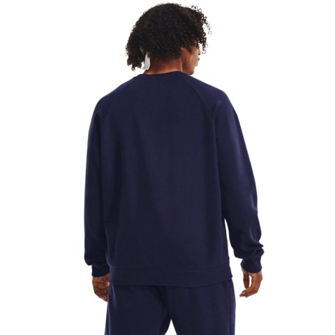 Bluza męska Under Armour Rival Fleece Crew granatowa 1379755 410 Bluza męska Under Armour Rival Fleece Crew granatowa 1379755 410