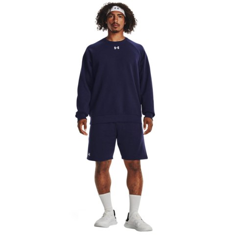 Bluza męska Under Armour Rival Fleece Crew granatowa 1379755 410 Bluza męska Under Armour Rival Fleece Crew granatowa 1379755 410