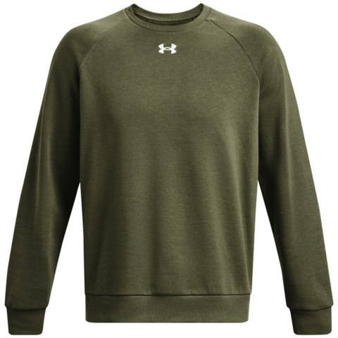 Bluza męska Under Armour Rival Fleece Crew khaki 1379755 390 Bluza męska Under Armour Rival Fleece Crew khaki 1379755 390