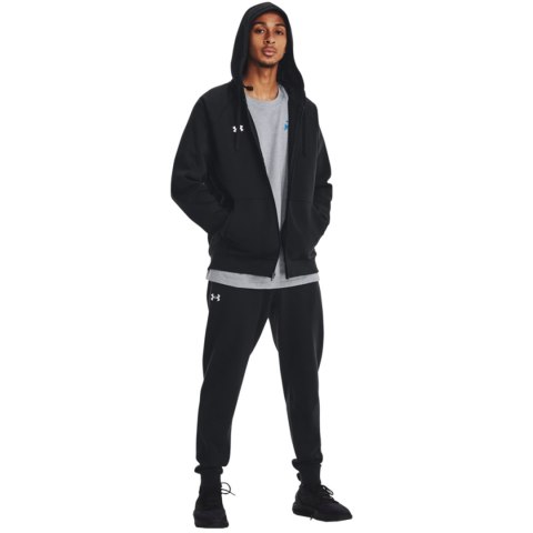Bluza męska Under Armour Rival Fleece FZ Hoodie czarna 1379767 001 Bluza męska Under Armour Rival Fleece FZ Hoodie czarna 1379767 001