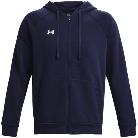 Bluza męska Under Armour Rival Fleece FZ Hoodie granatowa 1379767 410 Bluza męska Under Armour Rival Fleece FZ Hoodie granatowa 1379767 410