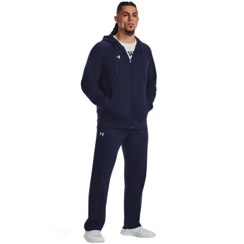 Bluza męska Under Armour Rival Fleece FZ Hoodie granatowa 1379767 410 Bluza męska Under Armour Rival Fleece FZ Hoodie granatowa 1379767 410
