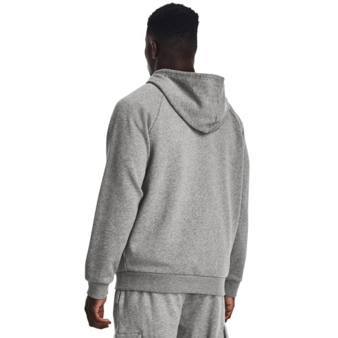 Bluza męska Under Armour Rival Fleece FZ Hoodie szara 1379767 025 Bluza męska Under Armour Rival Fleece FZ Hoodie szara 1379767 025