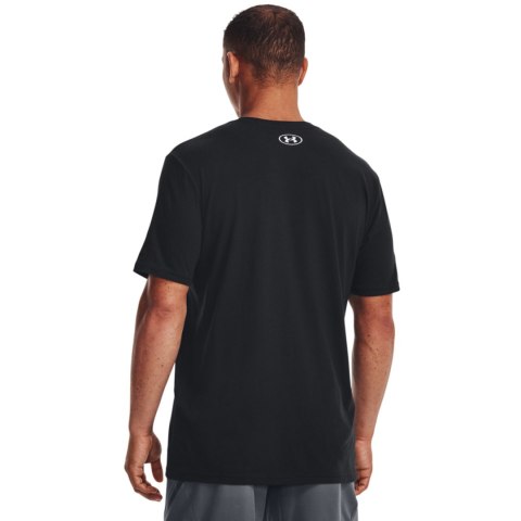 Koszulka męska Under Armour Camo Chest Stripe SS czarna 1376830 001 Koszulka męska Under Armour Camo Chest Stripe SS czarna 1376830 001