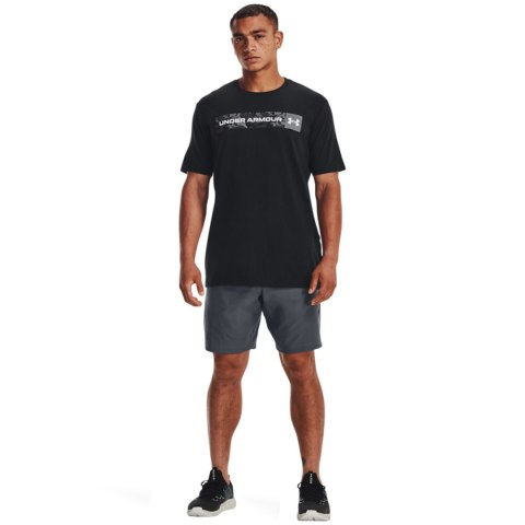 Koszulka męska Under Armour Camo Chest Stripe SS czarna 1376830 001 Koszulka męska Under Armour Camo Chest Stripe SS czarna 1376830 001