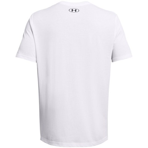 Koszulka męska Under Armour Sportstyle Logo biała 1382911 100 Koszulka męska Under Armour Sportstyle Logo biała 1382911 100