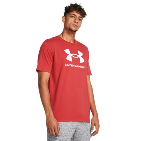 Koszulka męska Under Armour Sportstyle Logo czerwona 1382911 814 Koszulka męska Under Armour Sportstyle Logo czerwona 1382911 814