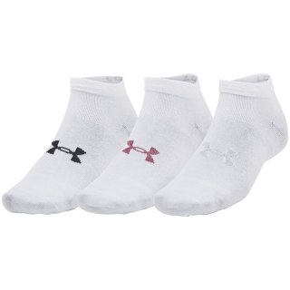 Skarpety Under Armour Essential Low 3 pary białe 1382958 100