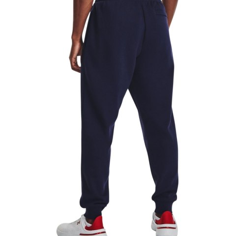 Spodnie męskie Under Armour Rival Fleece Joggers granatowe 1379774 410 Spodnie męskie Under Armour Rival Fleece Joggers granatowe 1379774 410