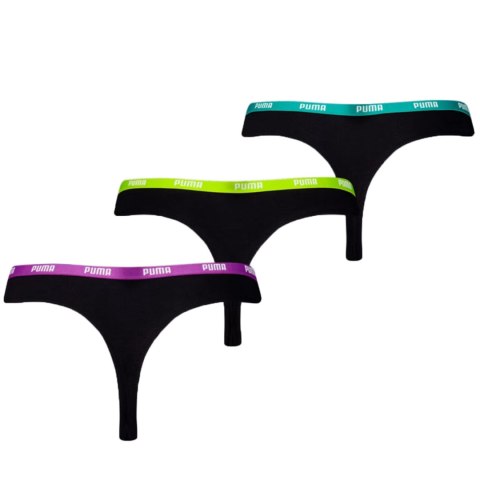 Bielizna damska Puma String 3P Pack czarna 907590 05 Bielizna damska Puma String 3P Pack czarna 907590 05