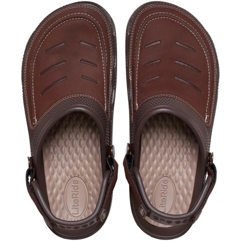 Chodaki męskie Crocs Yukon Vista II LR Clog brązowe 207689 23D Chodaki męskie Crocs Yukon Vista II LR Clog brązowe 207689 23D