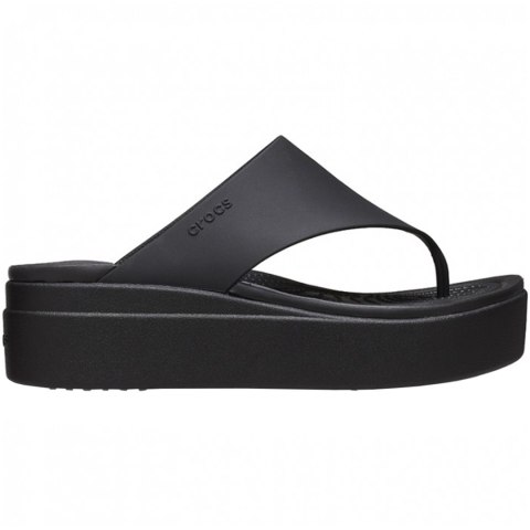 Klapki damskie Crocs Brooklyn Flip czarne 208727 001 Klapki damskie Crocs Brooklyn Flip czarne 208727 001