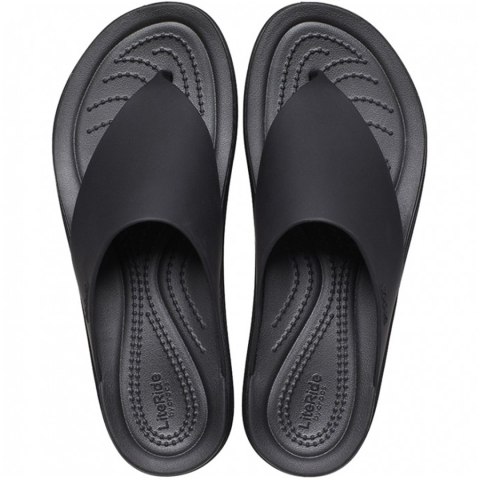 Klapki damskie Crocs Brooklyn Flip czarne 208727 001 Klapki damskie Crocs Brooklyn Flip czarne 208727 001