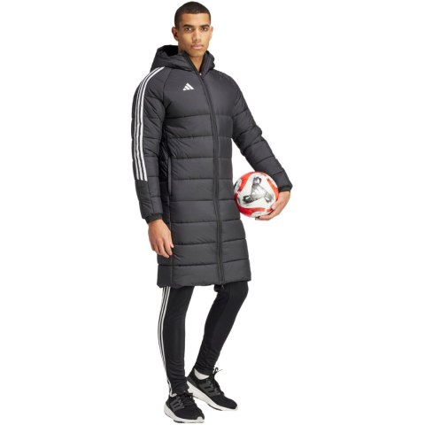 Kurtka męska adidas Tiro 24 L Coat czarna IJ7389 Kurtka męska adidas Tiro 24 L Coat czarna IJ7389