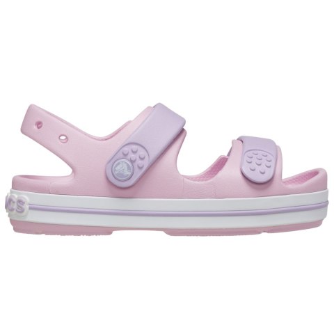 Sandały dla dzieci Crocs Crocband Cruiser różowe 209423 84I Sandały dla dzieci Crocs Crocband Cruiser różowe 209423 84I
