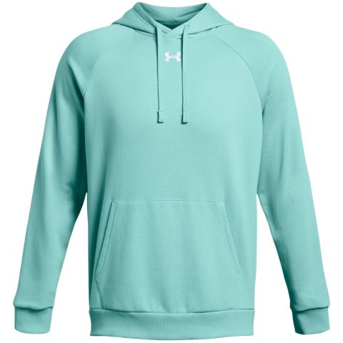 Bluza męska Under Armour Rival Fleece Hoodie miętowa 1379757 482 Bluza męska Under Armour Rival Fleece Hoodie miętowa 1379757 482