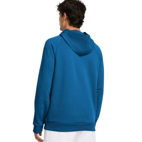 Bluza męska Under Armour Rival Fleece Hoodie niebieska 1379757 406 Bluza męska Under Armour Rival Fleece Hoodie niebieska 1379757 406
