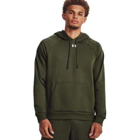 Bluza męska Under Armour Rival Fleece Hoodie oliwkowa 1379757 390 Bluza męska Under Armour Rival Fleece Hoodie oliwkowa 1379757 390