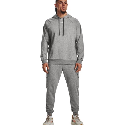 Bluza męska Under Armour Rival Fleece Hoodie szara 1379757 025 Bluza męska Under Armour Rival Fleece Hoodie szara 1379757 025