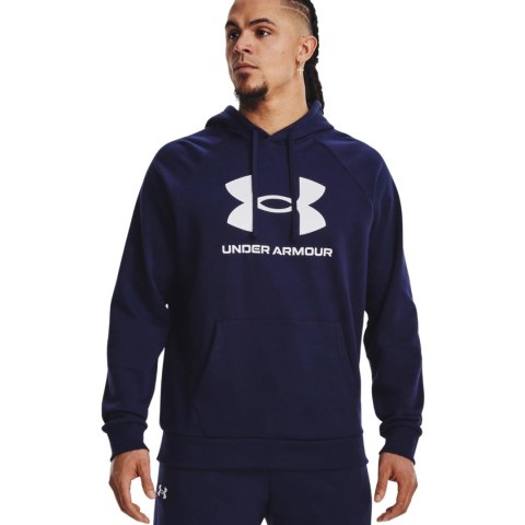 Bluza męska Under Armour Rival Fleece Logo HD granatowa 1379758 410 Bluza męska Under Armour Rival Fleece Logo HD granatowa 1379758 410