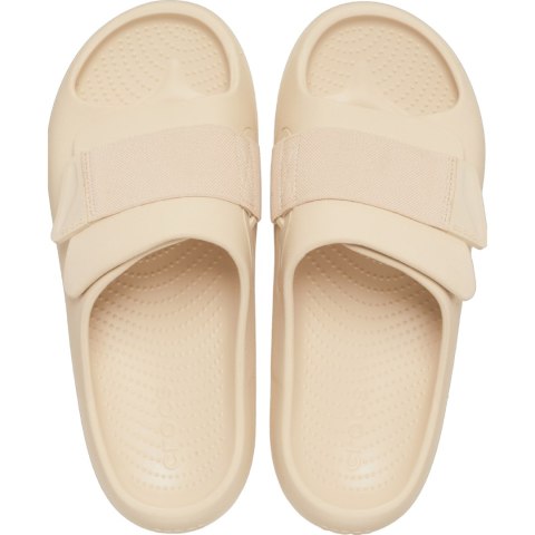 Klapki damskie Crocs Mellow Recovery beżowe 209413 2DS Klapki damskie Crocs Mellow Recovery beżowe 209413 2DS