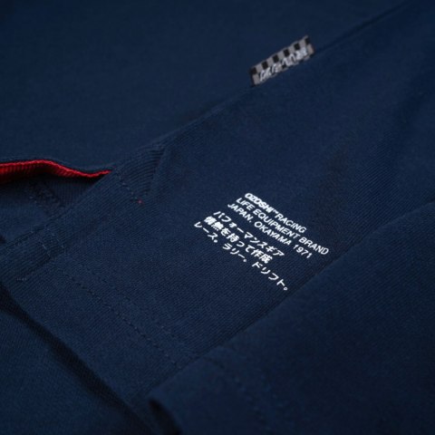 Koszulka męska Ozoshi Polo granatowa OZ93831 Koszulka męska Ozoshi Polo granatowa OZ93831