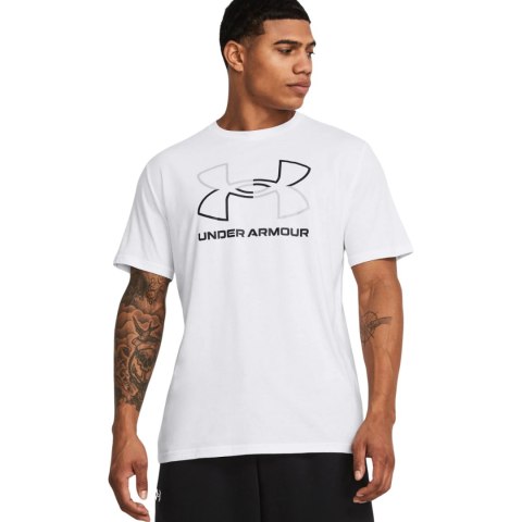 Koszulka męska Under Armour GL Foundation Uodate SS biała 1382915 100 Koszulka męska Under Armour GL Foundation Uodate SS biała 1382915 100
