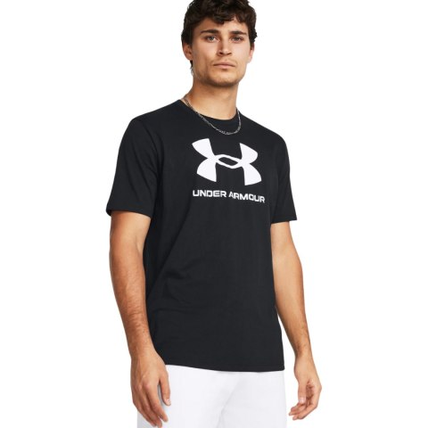 Koszulka męska Under Armour Sportstyle Logo czarna 1382911 001 Koszulka męska Under Armour Sportstyle Logo czarna 1382911 001