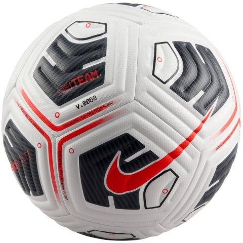 Piłka nożna Nike Academy Plus biało-czarno-pomarańczowa FZ2979 100 Piłka nożna Nike Academy Plus biało-czarno-pomarańczowa FZ2979 100