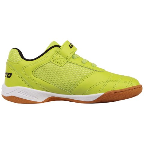 Buty dla dzieci Lotto Whizzer K limonkowo-czarne 2600120K 6311 Buty dla dzieci Lotto Whizzer K limonkowo-czarne 2600120K 6311