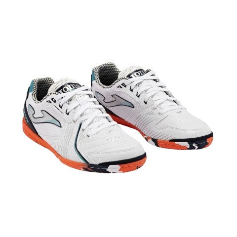 Buty piłkarskie Joma Dribling Indoor 2432 biało-pomarańczowe DRIW2432IN Buty piłkarskie Joma Dribling Indoor 2432 biało-pomarańczowe DRIW2432IN