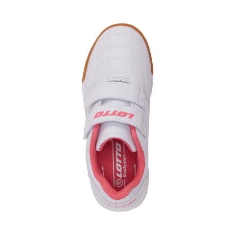 Buty dla dzieci Lotto Pacer K biało-różowe 2600110K 1044 Buty dla dzieci Lotto Pacer K biało-różowe 2600110K 1044