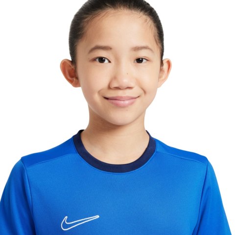 Koszulka dla dzieci Nike Dri-Fit Academy 25 SS niebieska FZ9758 463 Koszulka dla dzieci Nike Dri-Fit Academy 25 SS niebieska FZ9758 463