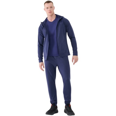 Bluza męska 4F FNK M512 ciemny granat melanż 4FWSS25TFSWM512 30M