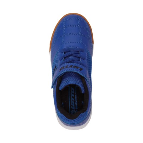 Buty dla dzieci Lotto Whizzer K niebiesko-czarne 2600120K 5011 Buty dla dzieci Lotto Whizzer K niebiesko-czarne 2600120K 5011