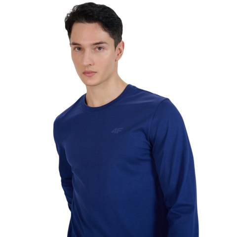 Koszulka męska 4F Longsleeve M432 granatowa 4FWMM00TLONM432 031S