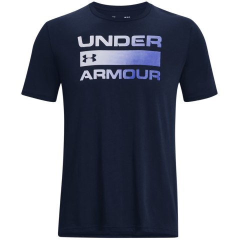 Koszulka męska Under Armour Team Issue Wordmarsk SS granatowa 1329582 408 Koszulka męska Under Armour Team Issue Wordmarsk SS granatowa 1329582 408