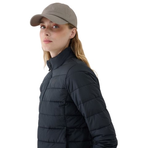 Kurtka damska puchowa 4F F533 głęboka czerń 4FWSS25TDJAF533 20S