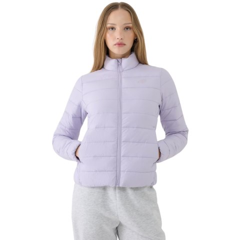 Kurtka damska puchowa 4F F533 jasny fiolet 4FWSS25TDJAF533 52S