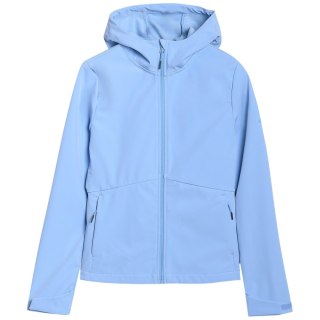 Kurtka damska softshell 4F F320 niebieska 4FWSS25TSOFF320 33S
