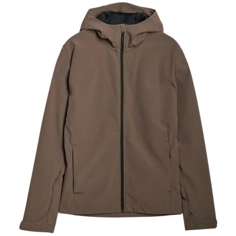 Kurtka męska softshell 4F M324 brązowa 4FWSS25TSOFM324 81S