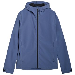 Kurtka męska softshell 4F M324 denim 4FWSS25TSOFM324 32S
