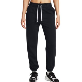 Spodnie damskie Under Armour Rival Terry Jogger czarne 1382735 002