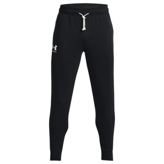 Spodnie męskie Under Armour Rival Terry Jogger czarne 1380843 001