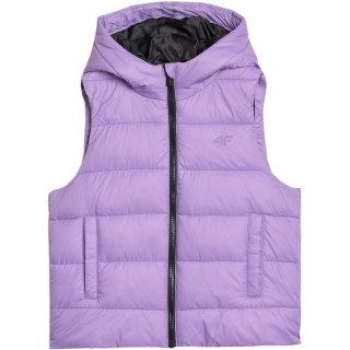 Kamizelka dla dziewczynki 4F F166 fioletowa 4FJWSS25TVJAF166 51S