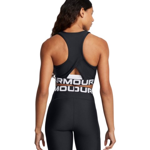 Koszulka damska Under Armour HeatGear Rib Tank czarna 1388694 001 Koszulka damska Under Armour HeatGear Rib Tank czarna 1388694 001