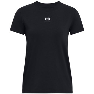 Koszulka damska Under Armour Rival Core SS czarna 1383648 001